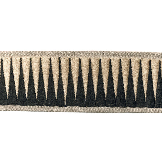 TL10180-81 BRAVADO TAPE EBONY IVORY LEE JOFA MODERN TRIM