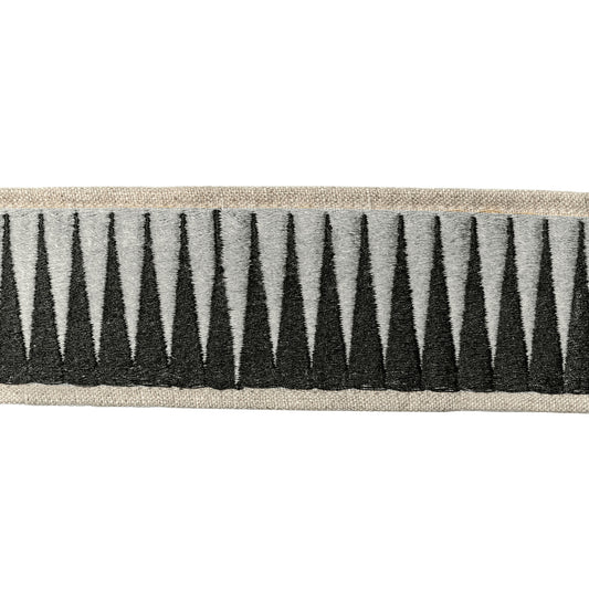 TL10180-821 BRAVADO TAPE EBONY GRAPHITE LEE JOFA MODERN TRIM