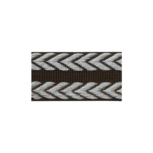 TL10182-616 CHEVRON BRAID BROWN & FLAX LEE JOFA TRIM