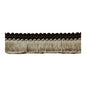 TL10184-616 CUT RUCHE TWO BROWN & FLAX LEE JOFA TRIM