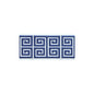 TL10185-501 GREEK EMB BORDER NAVY LEE JOFA TRIM