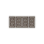 TL10185-616 GREEK EMB BORDER BROWN LEE JOFA TRIM