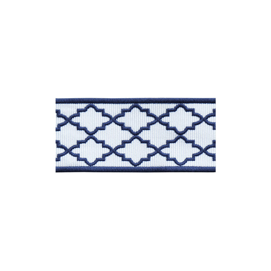 TL10186-501 MOROCCAN EMB BORDER NAVY LEE JOFA TRIM