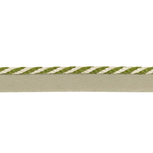 TL10188-1623 STRPD CABLE CORD FLAX & OLIVEGRN LEE JOFA TRIM