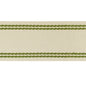 TL10189-1623 BRAID W/TRAMLINES FLAX&OLIVE GRN LEE JOFA TRIM