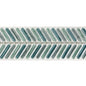 TL10194-1313 WINGFIELD EMB TAPE TEAL LEE JOFA Fabric