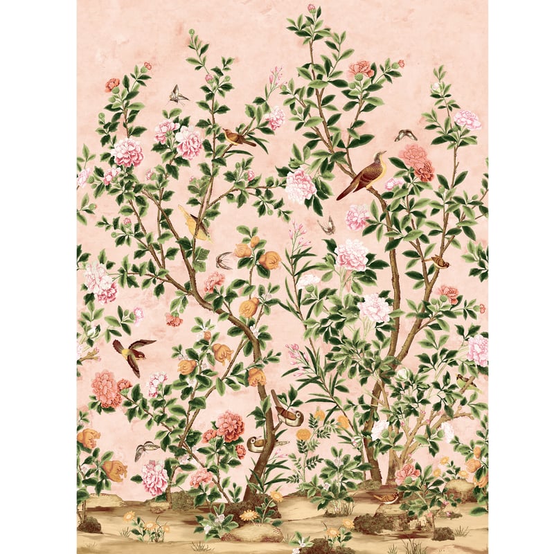 TM13667 Thibaut Pink Wallpaper