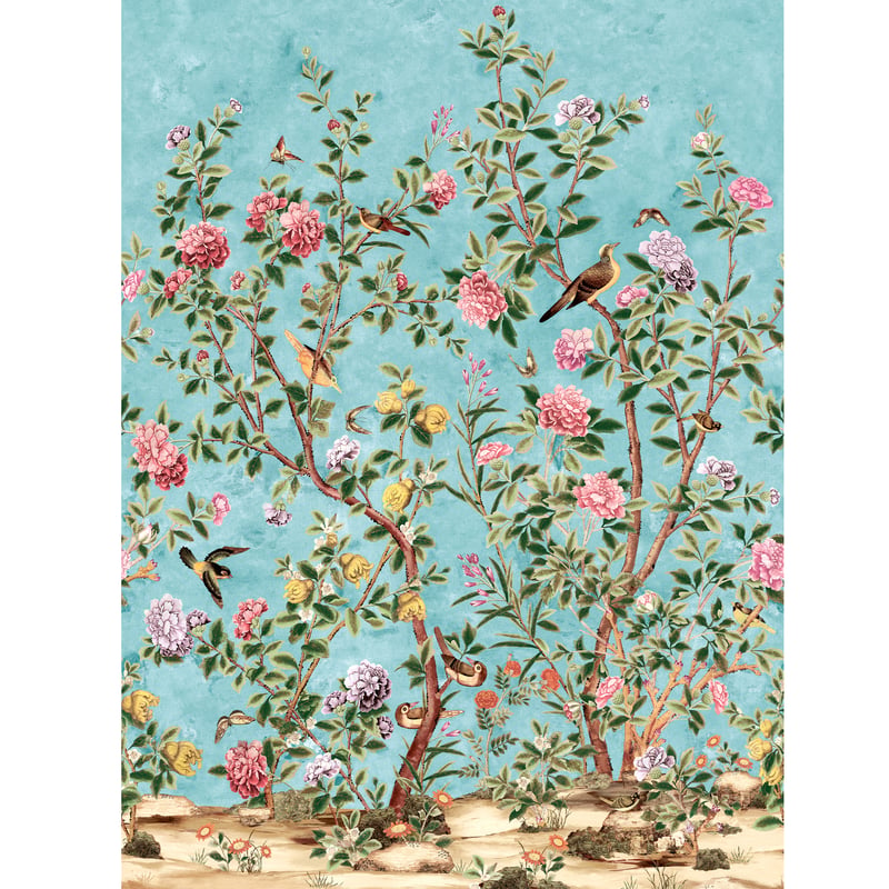 TM13668 Thibaut Turquoise Wallpaper