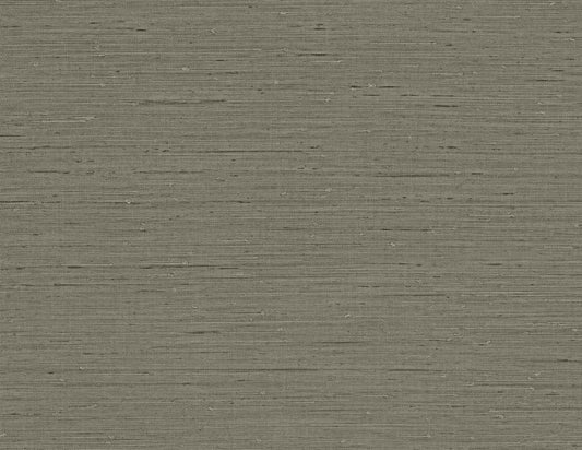 TS80706 Seabrook Designs Even More Textures Wallpaper Seahaven Rushcloth Black Pepper