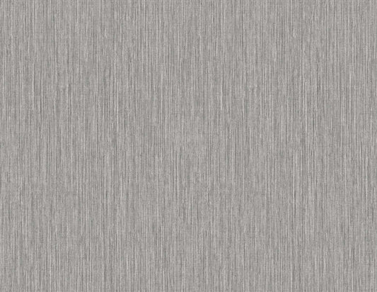 TS80918 Seabrook Designs Even More Textures Wallpaper Vertical Stria Metallic Silver