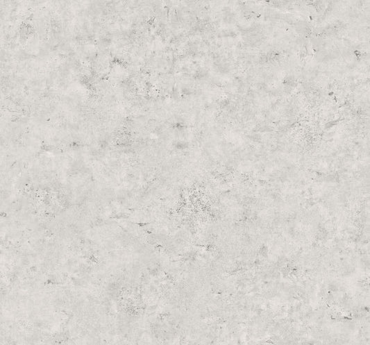 TS81208 Seabrook Designs Even More Textures Wallpaper Cement Faux Arctic Grey & Metallic Silver