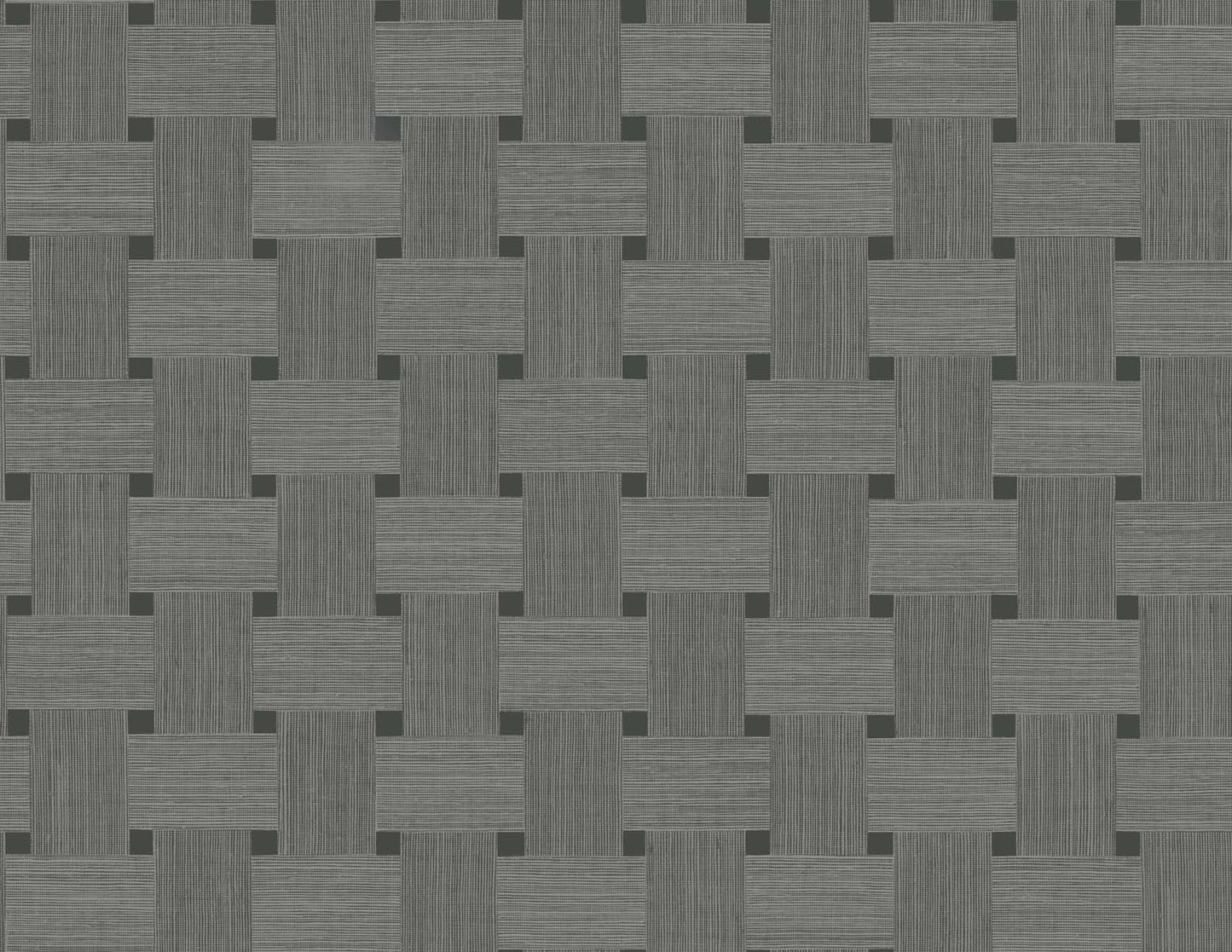 TS81808 Seabrook Designs Even More Textures Wallpaper Basketweave Greyhound