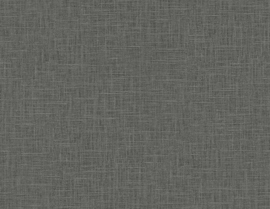 TS81918 Seabrook Designs Even More Textures Wallpaper Myrna Linen Charcoal