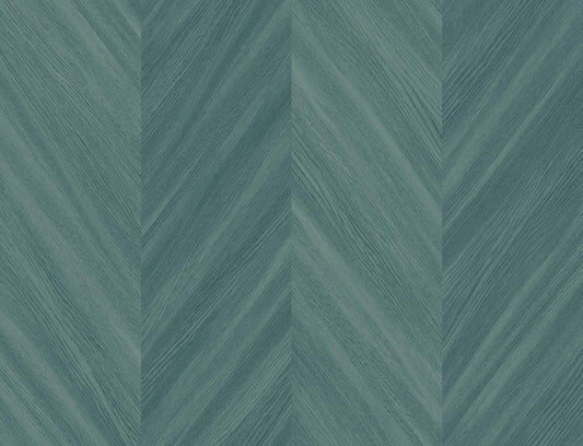 TS82104 Seabrook Designs Even More Textures Wallpaper Chevron Wood Wintergreen