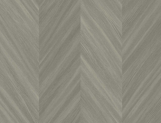 TS82107 Seabrook Designs Even More Textures Wallpaper Chevron Wood Veneer
