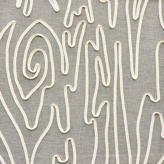 TT2412 Maxwell DRAPERY/MULTI- PATTERN # 412 PEWTER CT-FLAGSTONE