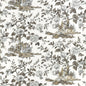 TWW10540 Thibaut Brown and White Wallpaper