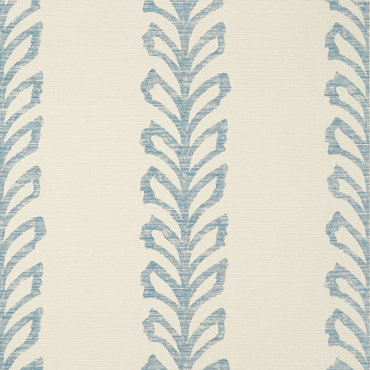 TWW10900 Thibaut Blue and Off White Wallpaper
