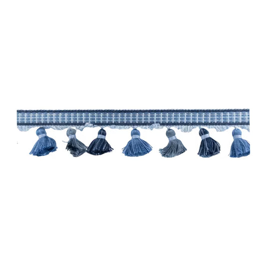 ULST-2 STOUT ULSTER TASSEL FRINGE 2 DENIM DENIM TRIMMING