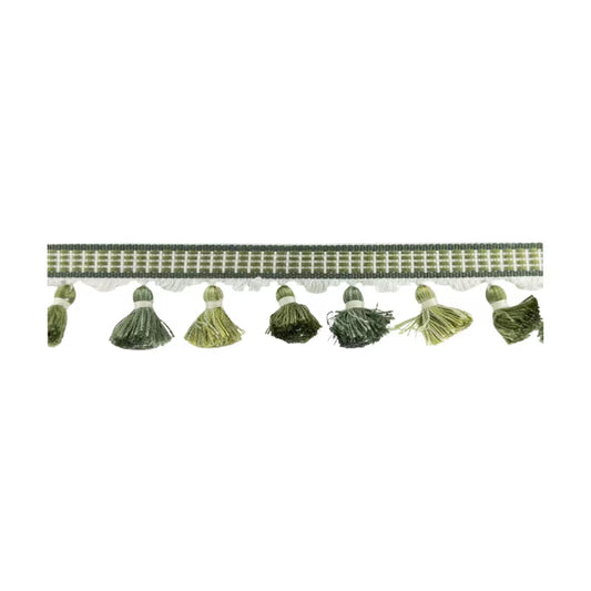 ULST-3 STOUT ULSTER TASSEL FRINGE 3 MOSS MOSS TRIMMING