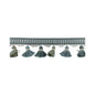 ULST-4 STOUT ULSTER TASSEL FRINGE 4 SEAGLASS SEAGLASS TRIMMING