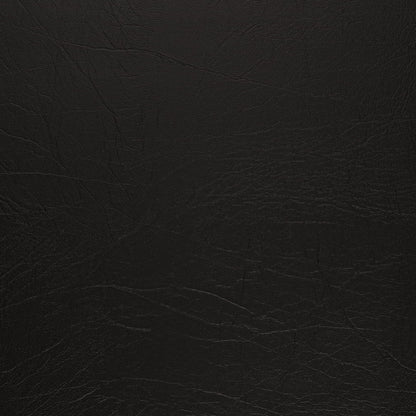 V1009 Leather Grain,Plain & Solid Ebony Black Charlotte Fabrics Vinyl