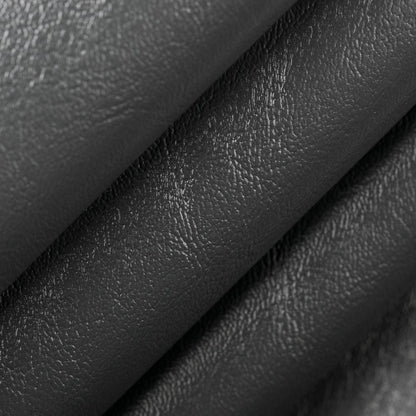 V1019 Plain & Solid Charcoal Grey & Silver Charlotte Fabrics Vinyl