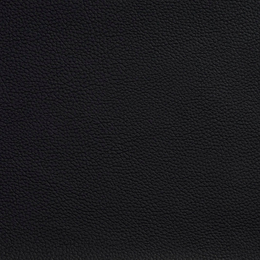V101 Leather Grain,Plain & Solid Black Charlotte Fabrics Vinyl