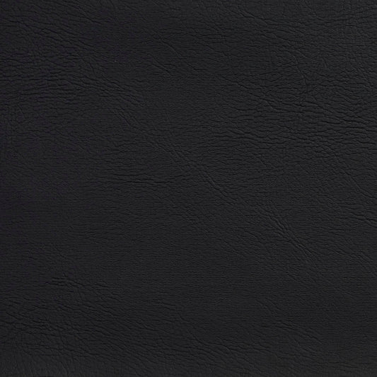 V102 Leather Grain,Plain & Solid Black Charlotte Fabrics Vinyl