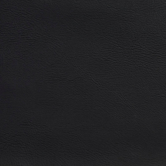 V102 Leather Grain,Plain & Solid Madrid Black Black Charlotte Fabrics Vinyl