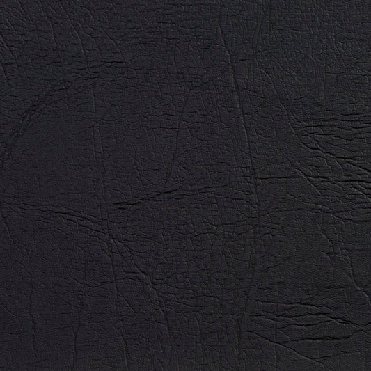 V103 Leather Grain,Plain & Solid Black Charlotte Fabrics Vinyl