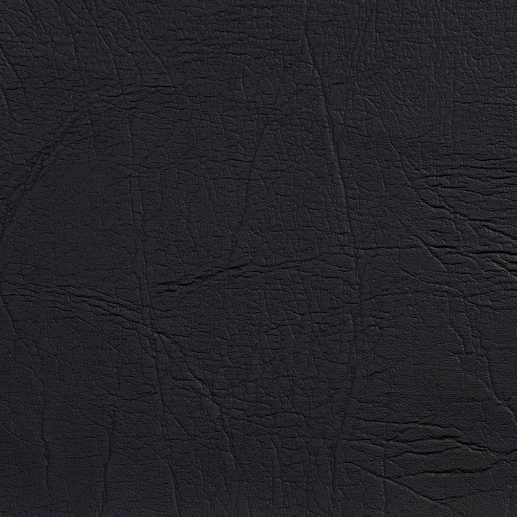 V103 Leather Grain,Plain & Solid Oxen Black Black Charlotte Fabrics Vinyl