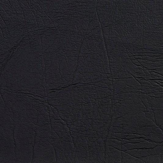 V103 Leather Grain,Plain & Solid Oxen Black Black Charlotte Fabrics Vinyl