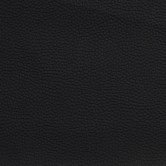 V104 Leather Grain,Plain & Solid Black Charlotte Fabrics Vinyl