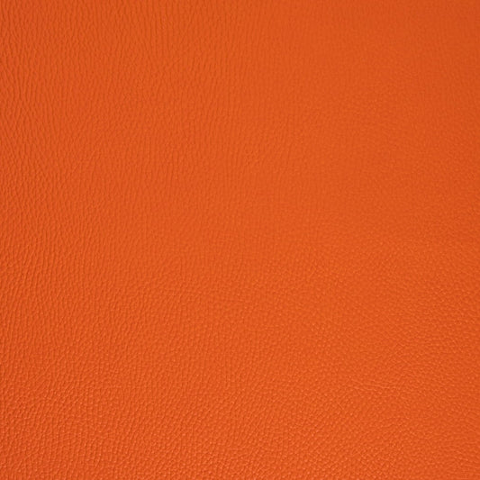V1053 Leather Grain,Plain & Solid Pumpkin Orange & Rust Charlotte Fabrics Vinyl