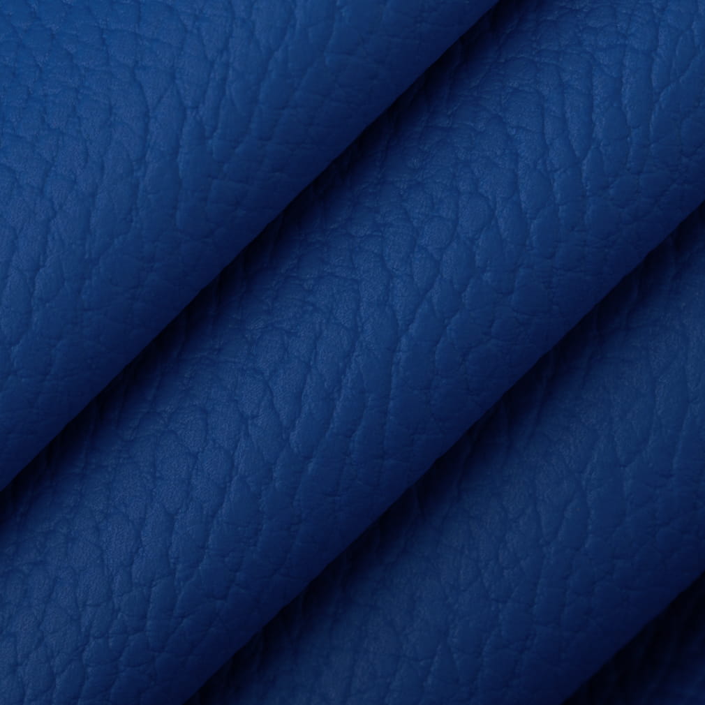 V1056 Leather Grain,Plain & Solid Cobalt Blue Charlotte Fabrics Vinyl