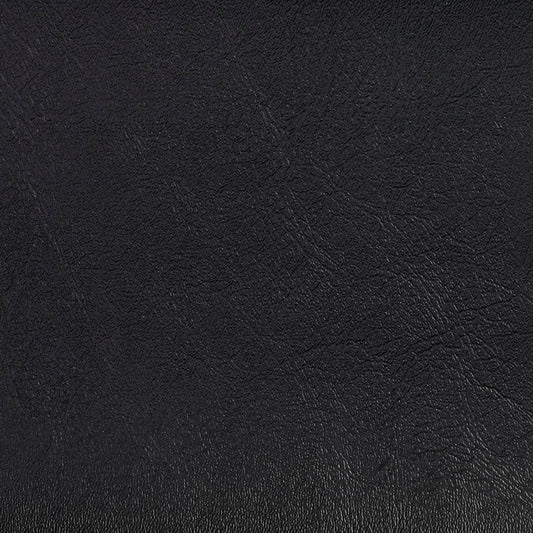 V115 Leather Grain,Plain & Solid Black Black Charlotte Fabrics Vinyl