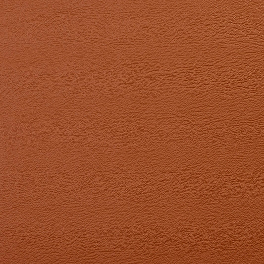 V118 Leather Grain,Plain & Solid Saddle Brown Charlotte Fabrics Vinyl