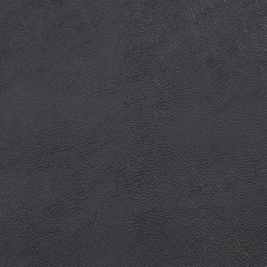 V122 Leather Grain,Plain & Solid Midnight Black Charlotte Fabrics Vinyl