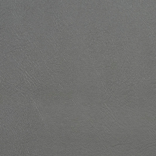 V123 Leather Grain,Plain & Solid Graphite Grey & Silver Charlotte Fabrics Vinyl