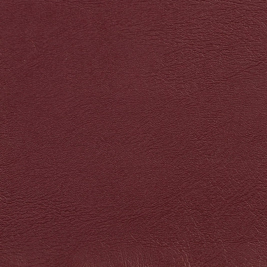 V124 Leather Grain,Plain & Solid Burgundy Red & Burgundy Charlotte Fabrics Vinyl