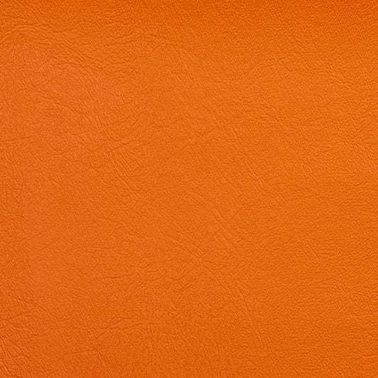 V126 Leather Grain,Plain & Solid Tiger Lily Orange & Rust Charlotte Fabrics Vinyl