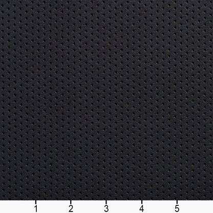 V129 Plain & Solid Black Perforated Black Charlotte Fabrics Vinyl