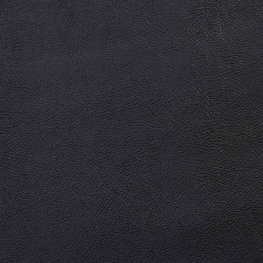 V145 Leather Grain,Plain & Solid Ebony Black Charlotte Fabrics Vinyl