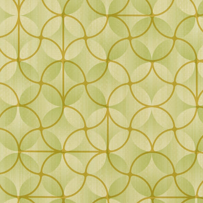 V271 Abstract & Geometric Landscape Green Charlotte Fabrics Vinyl