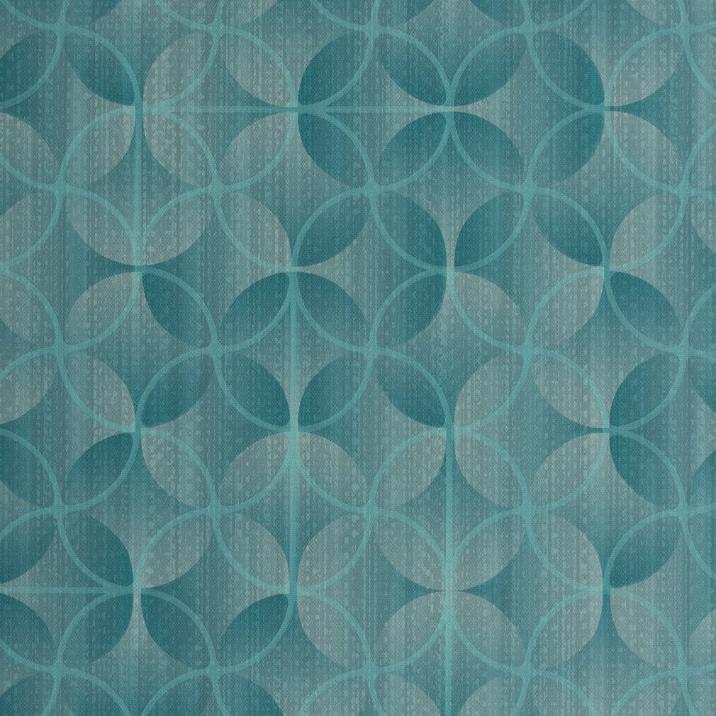 V273 Abstract & Geometric Lagoon Aqua & Teal Charlotte Fabrics Vinyl