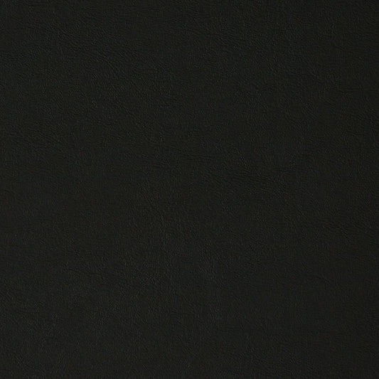 V384 Leather Grain,Plain & Solid Jet Black Charlotte Fabrics Vinyl