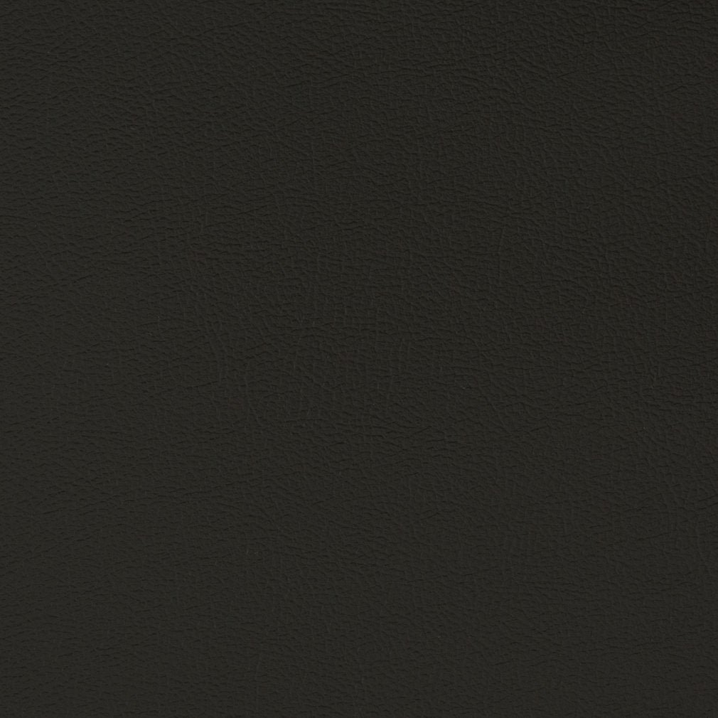 V395 Leather Grain,Plain & Solid Ebony Black Charlotte Fabrics Vinyl