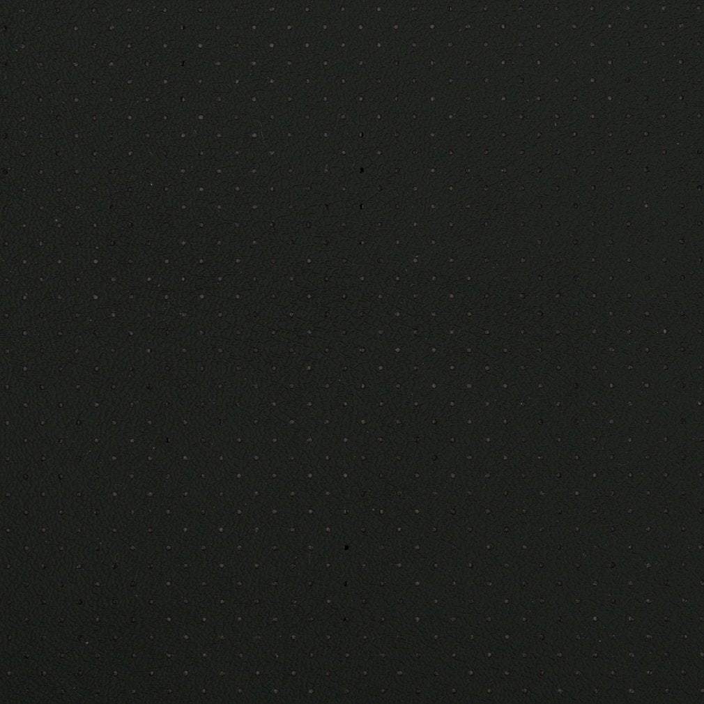 V402 Plain & Solid Ebony Perforated Black Charlotte Fabrics Vinyl