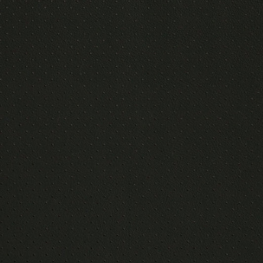 V406 Plain & Solid Black Perforated Black Charlotte Fabrics Vinyl